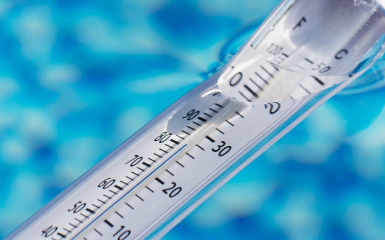 Optimale Wassertemperatur im Pool